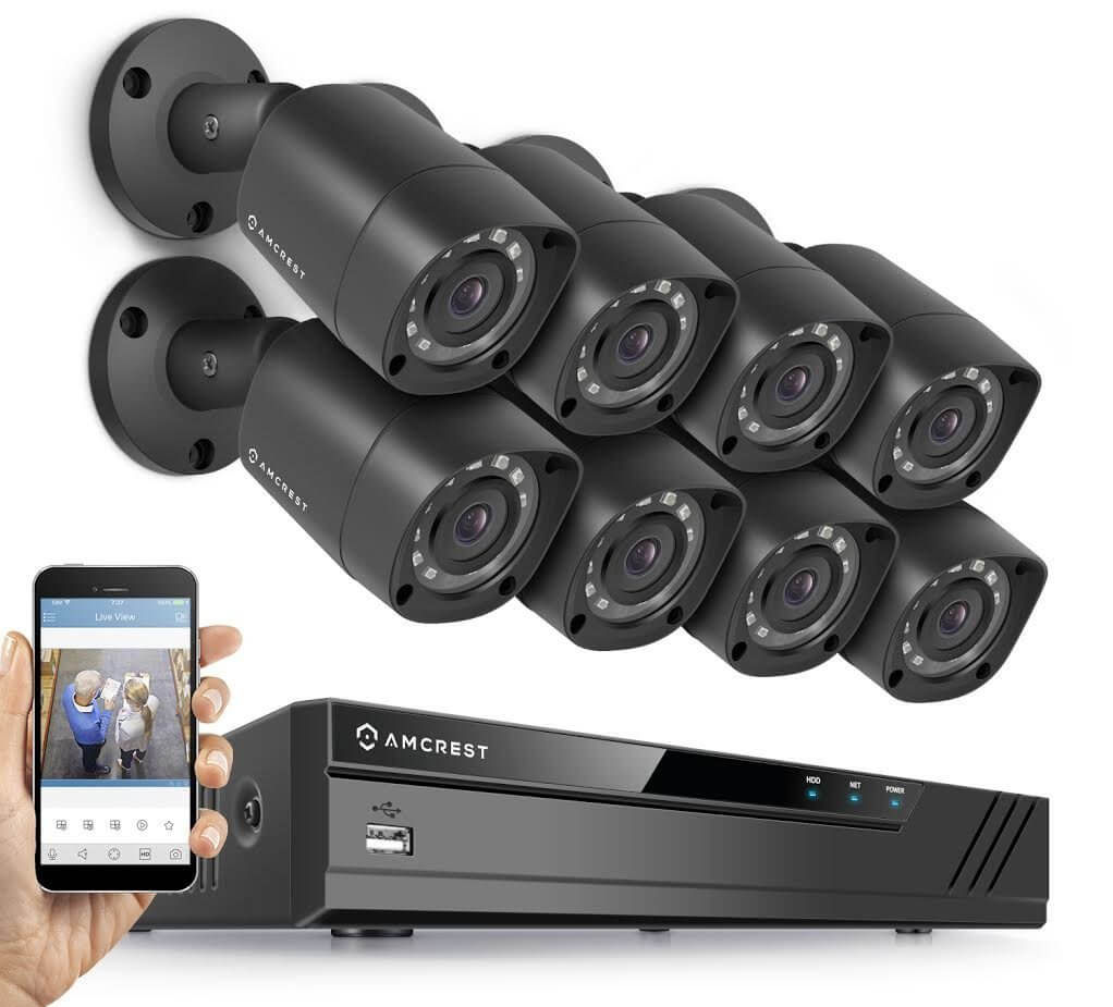 2. Amcrest Full HD 1080P 8CH Video Security System 