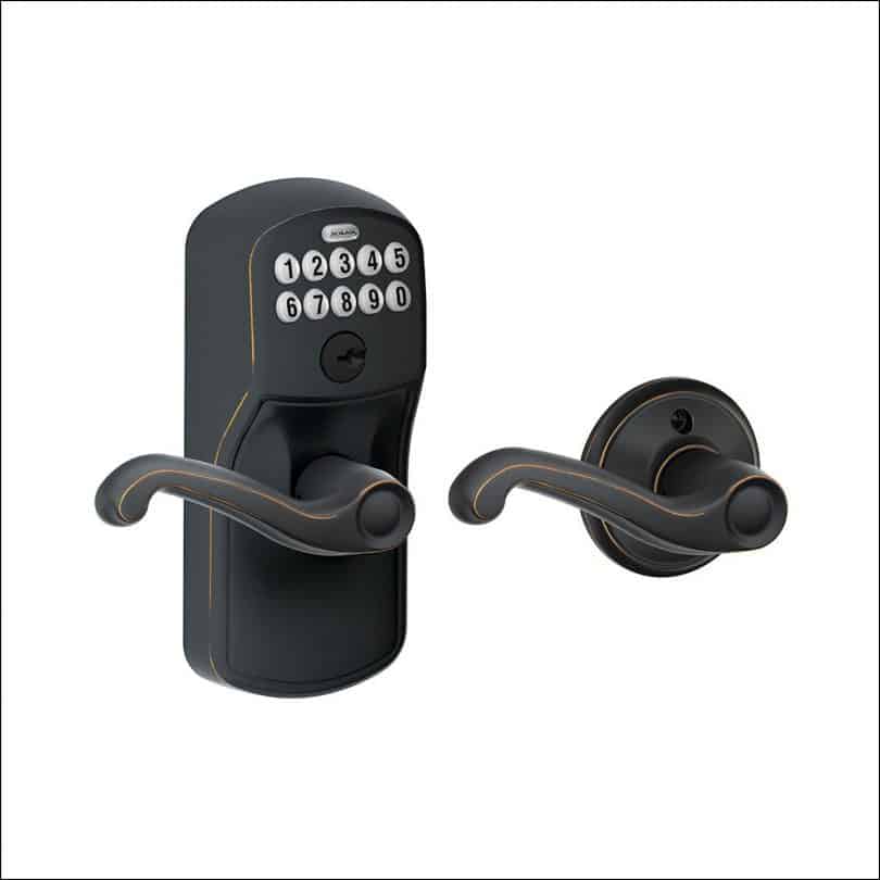 best keypad door lock with fob